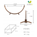 GraphiK Wood Set - Ecru with Fringes pure cotton certified FSC 100%
