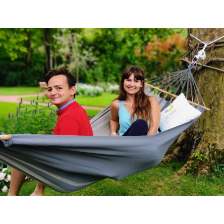 GraphiK - Anthracite / Taupe Hammock fsc 100% certified